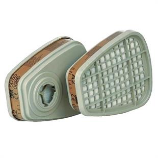 3M™ 6055 A2 Gaz Ve Buhar Maske Filtresi - 1 Çift