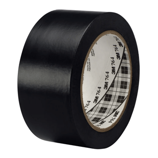 3M™ 764I Genel Amaçlı Vinil Bant, Siyah (50mm x 33m)