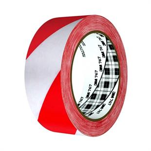 3M™ 767I Genel Amaçlı Vinil Bant, Kırmızı/Beyaz (50mm x 33m)