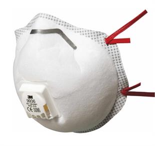 3M™ 9936 FFP3 Valfli Özel Partikül Solunum Maskesi - 5li Paket