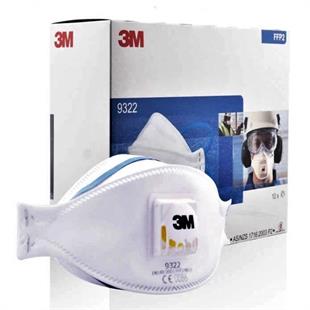 3M™ Aura™ 9322 Ffp2 Ventilli Solunum Koruyucu Maske - 10`lu Paket