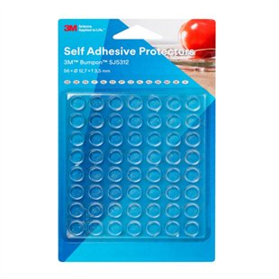 3M™ Bumpon™ SJ5312BL Koruyucu Takoz - 56 adet (12,7 x 3,5 mm)