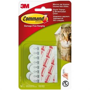 3M™ Command™ 17024-CIS Poster Cırt Bant (12 Küçük Boy Cırt Bant)