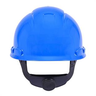 3M™ H-700N-BB Sert Başlık, Mandallı, Havalandırmalı, Plastik Ter Bantlı Baret / Mavi