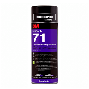 3M ™ Hi-Tack 71 Kompozit Sprey Yapıştırıcı, Yeşil - 500 ml