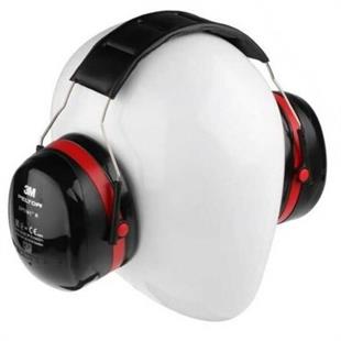3M™ Peltor™ Optime™ III H540A Manşonlu, Kafa Bantlı Kulaklık - Siyah/Kırmızı, 35 dB