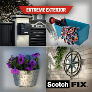 3M™ Scotch-Fix™ Extreme Dış Mekan Montaj Bandı, Max 10 kg (19mm x 1,5m)