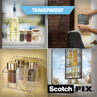 3M™ Scotch-Fix™ Montaj Bandı - 4910C-1915-P, Şeffaf - Max 7 kg (19mm x 5m)