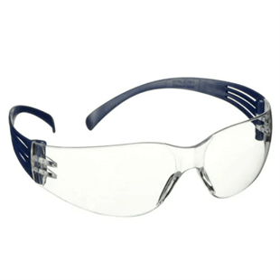 3M™ SecureFit™ 101 Siyah Çerçeveli, Şeffaf, Koruyucu İş Güvenliği Gözlüğü - 5`li Paket