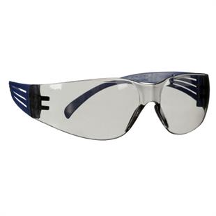 3M™ SecureFit™ 107 Mavi Çerçeveli Açık Gri Lens İş Güvenliği Gözlüğü