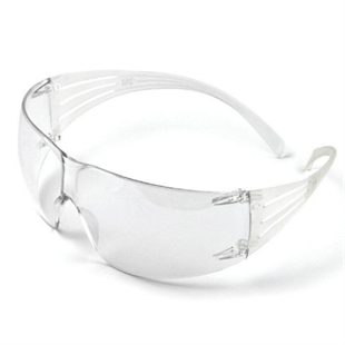 3M™ SecureFit™ 201 Çerçevesiz, Şeffaf, Koruyucu İş Güvenliği Gözlüğü