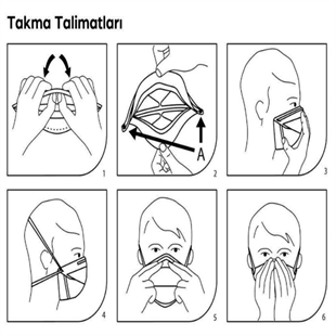 3M™ Vflex™ 9162E Ffp2 Ventilli Solunum Koruyucu Maske - 10`lu Paket