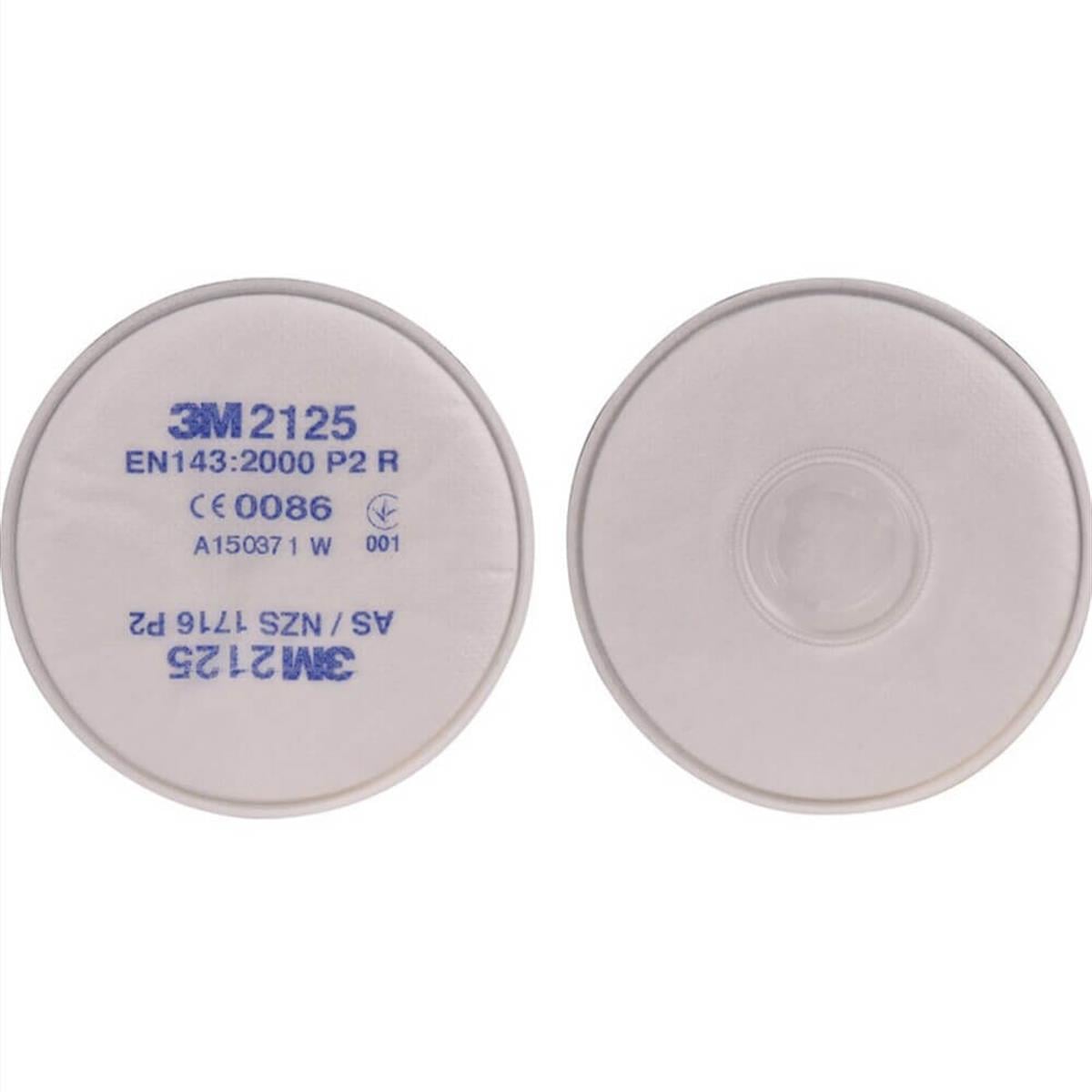 3M™ 2125 P2 R Maske Filtresi Pedi - 1 Çift