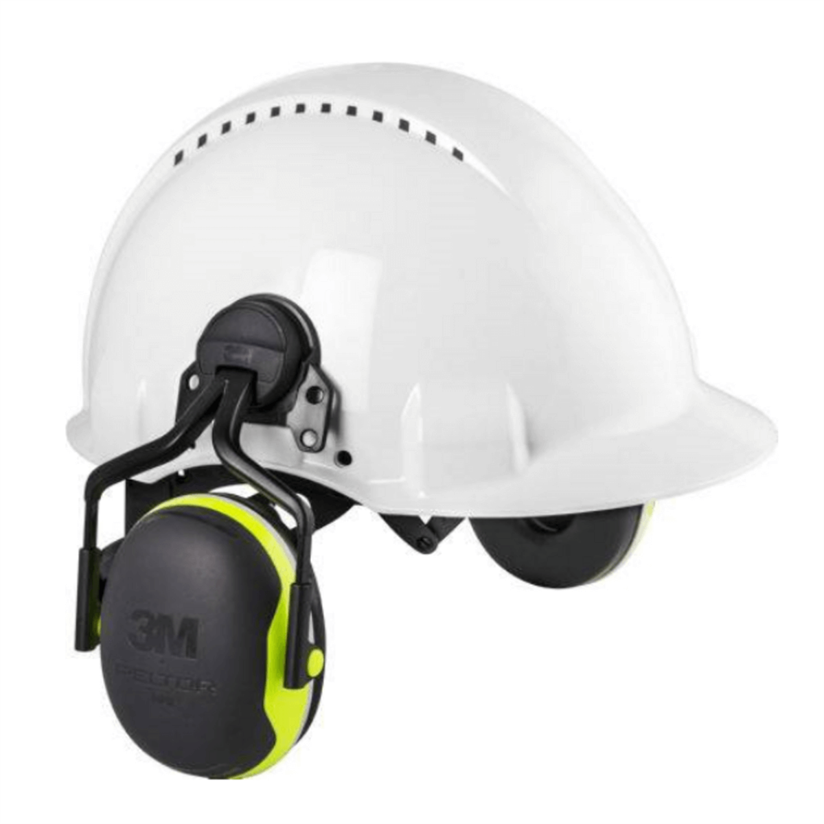 3M™ Peltor™ X4P5E Manşonlu, Barete Takılabilir Kulaklık - Siyah/Sarı, 32 dB