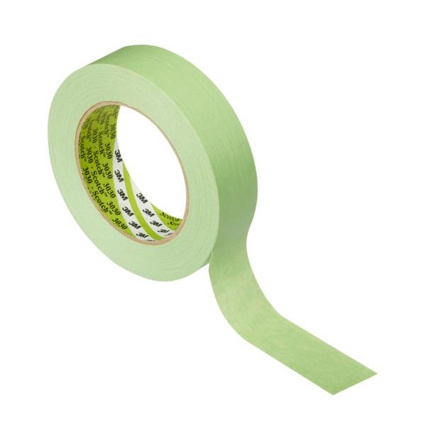 3M™ Scotch® 3030 Premium Otomotiv Maskeleme Bandı 50977, Yeşil (18mm x 50m)