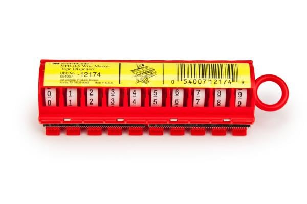 3M™ ScotchCode™ 12174 Tel İşaretleyici Bant Dispenseri STD-0-9