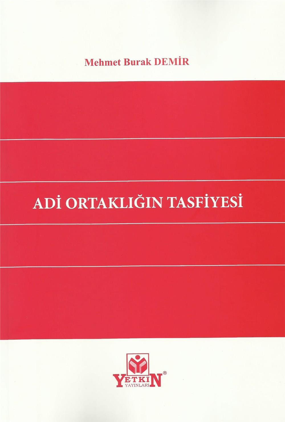 Adi Ortaklığın Tasfiyesi