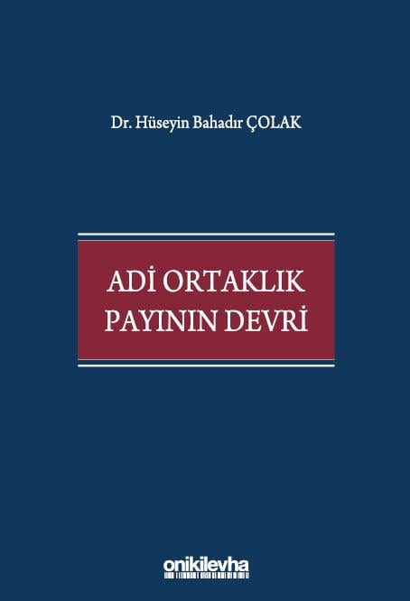 Adi Ortaklık Payının Devri