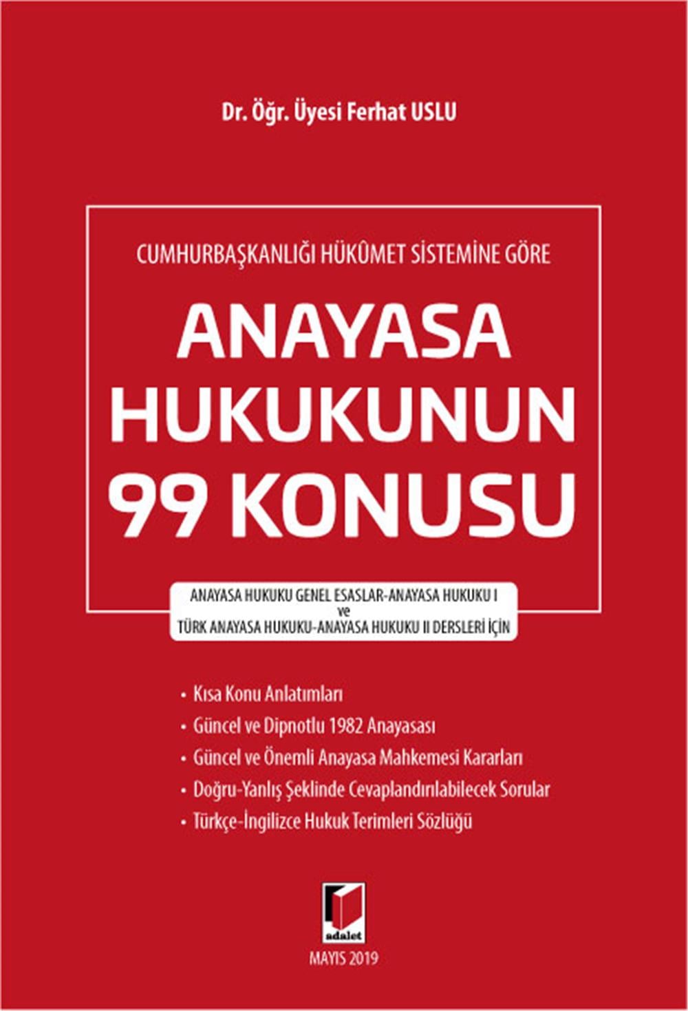 Anayasa Hukukunun 99 Konusu