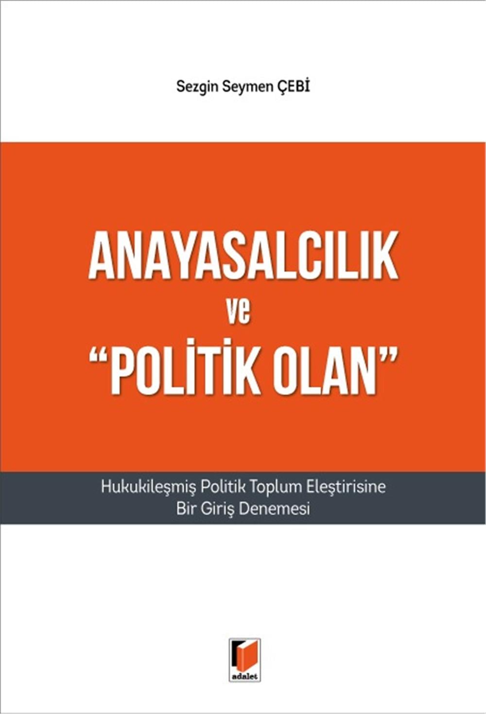 Anayasalcılık ve & Politik Olan& 