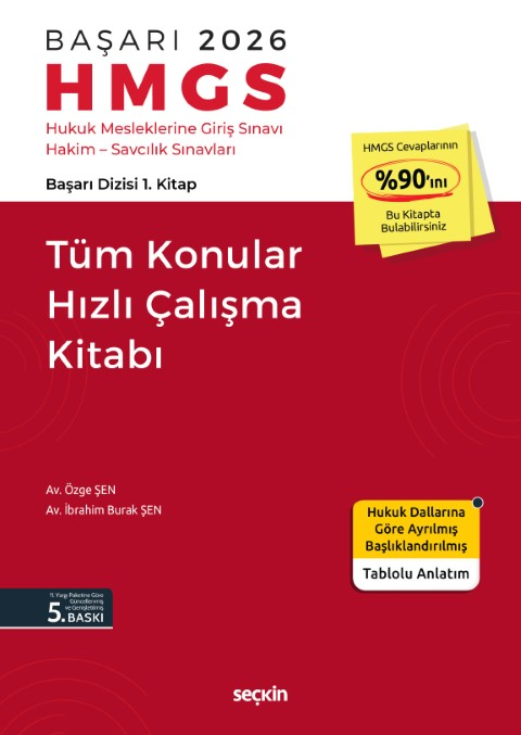 BAŞARI - HMGS Tüm Konular Hızlı Çalışma Kitabı