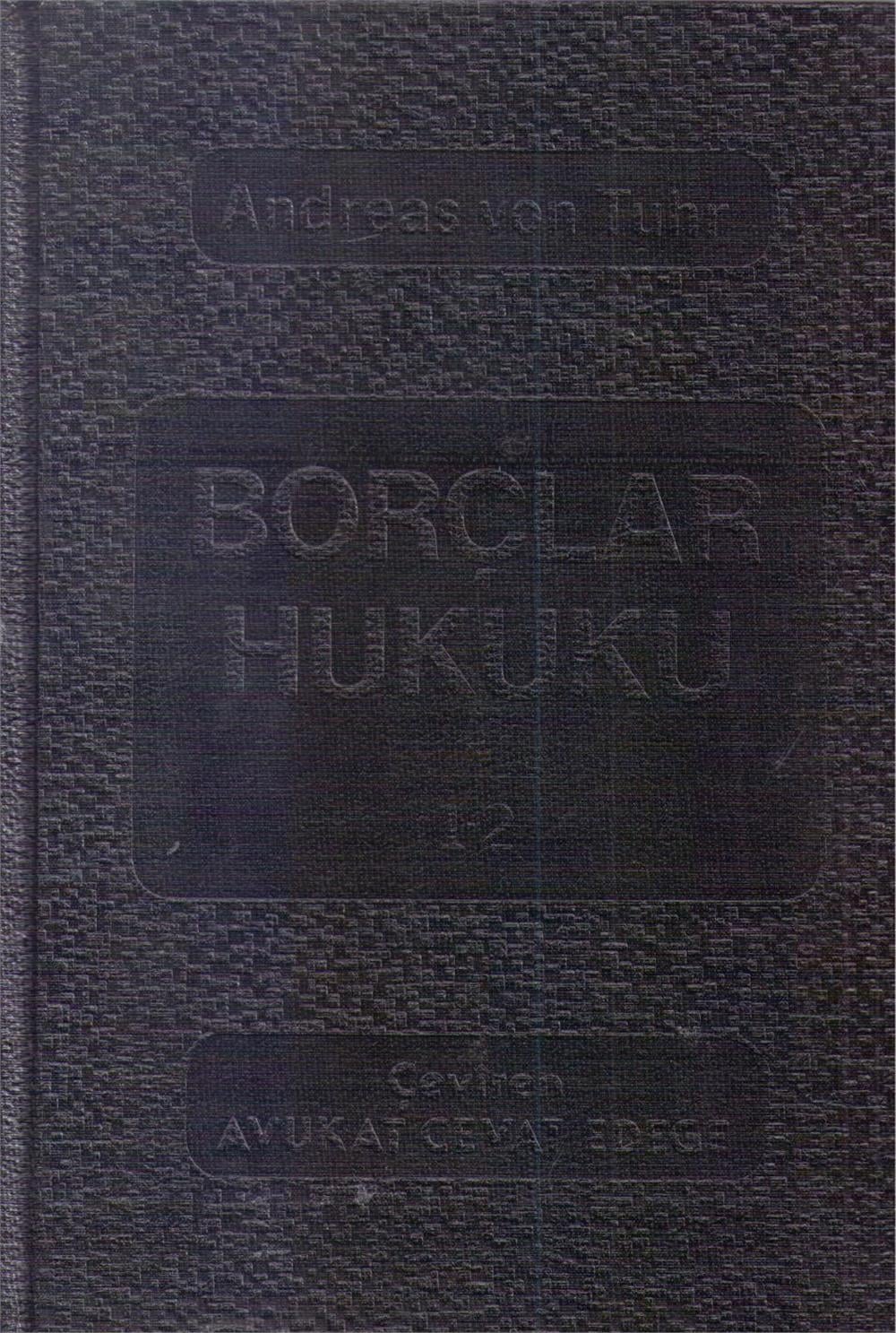 Borçlar Hukuku 1-2