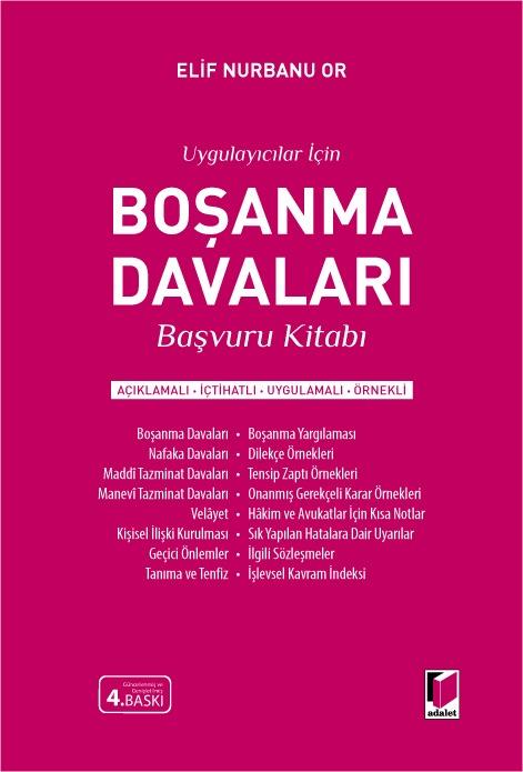 Boşanma Davaları Başvuru Kitabı