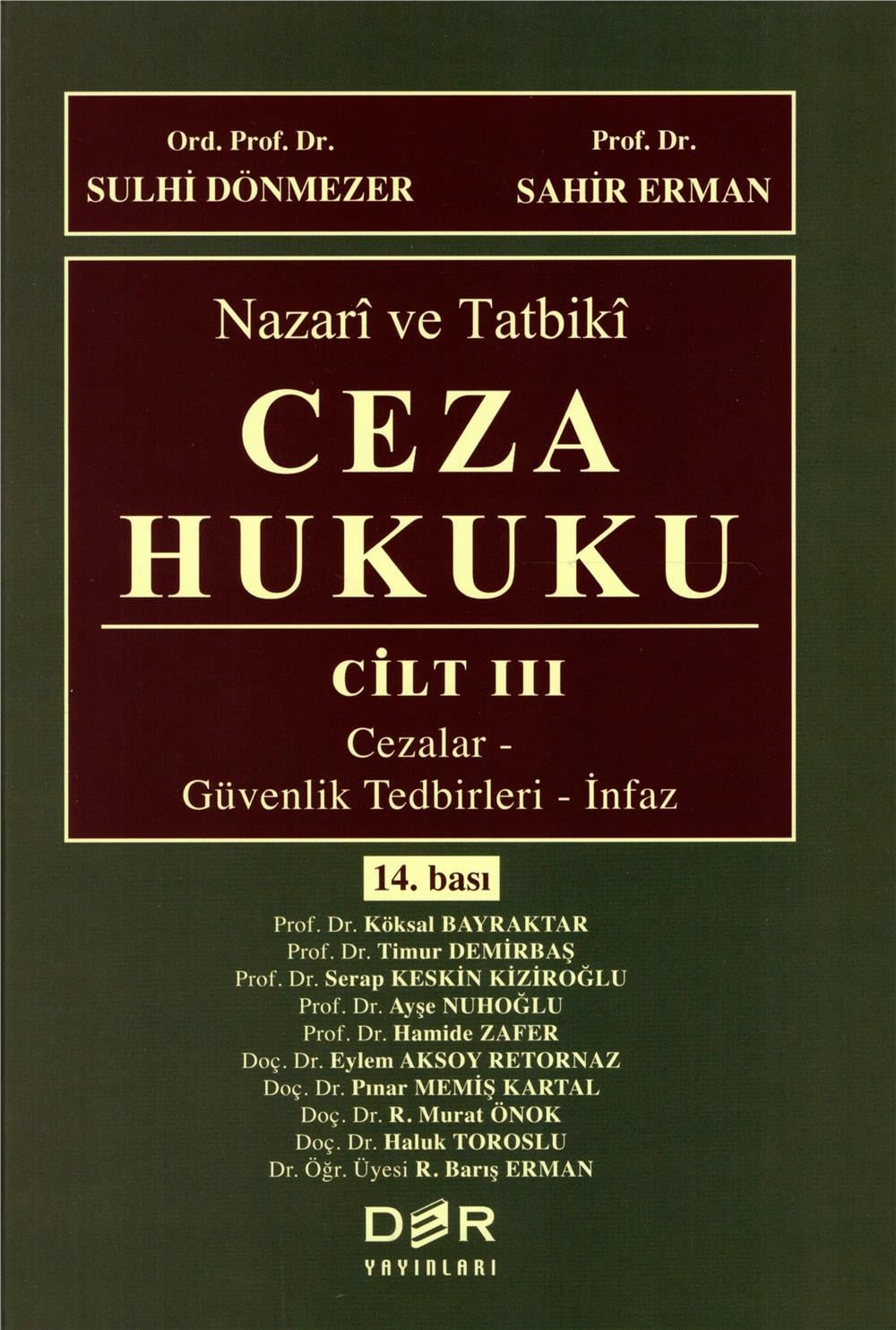 Ceza Hukuku Cilt III