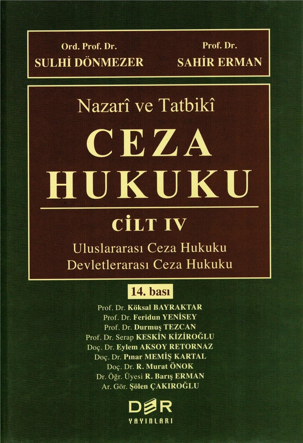 Ceza Hukuku Cilt IV