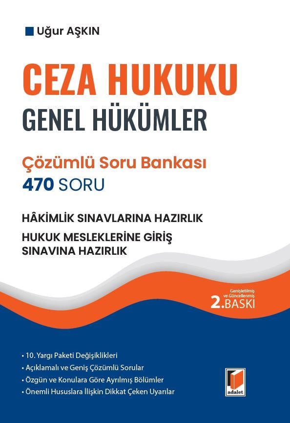Ceza Hukuku Genel Hükümler Çözümlü Soru Bankası