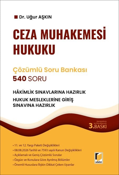 Ceza Muhakemesi Hukuku Çözümlü Soru Bankası