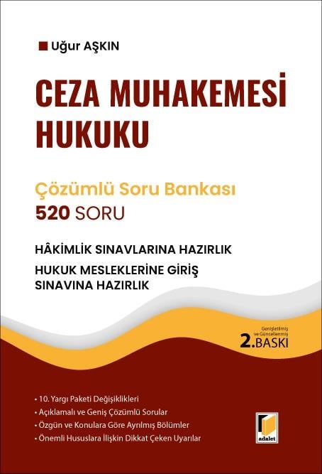 Ceza Muhakemesi Hukuku Çözümlü Soru Bankası