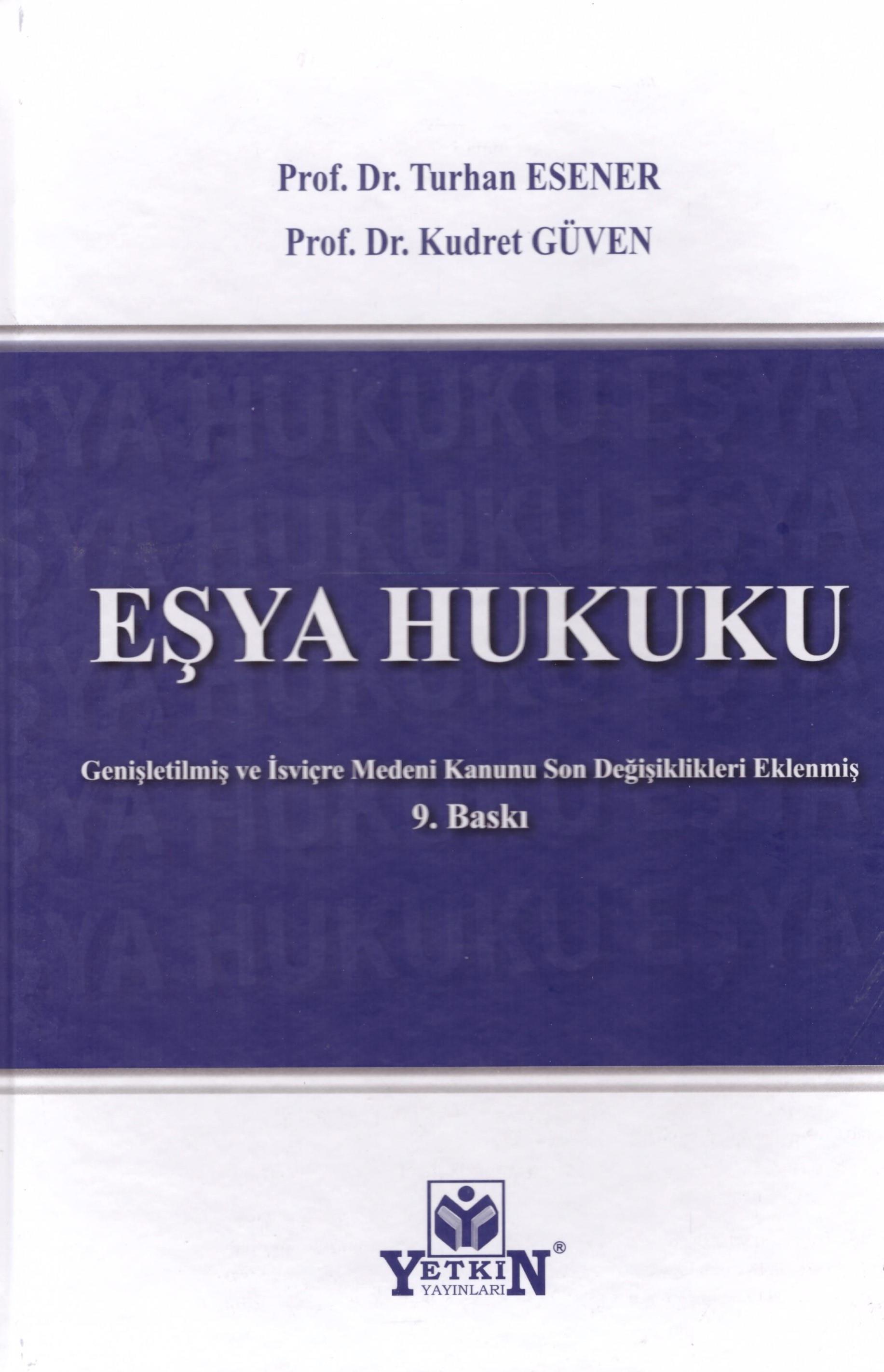 Eşya Hukuku
