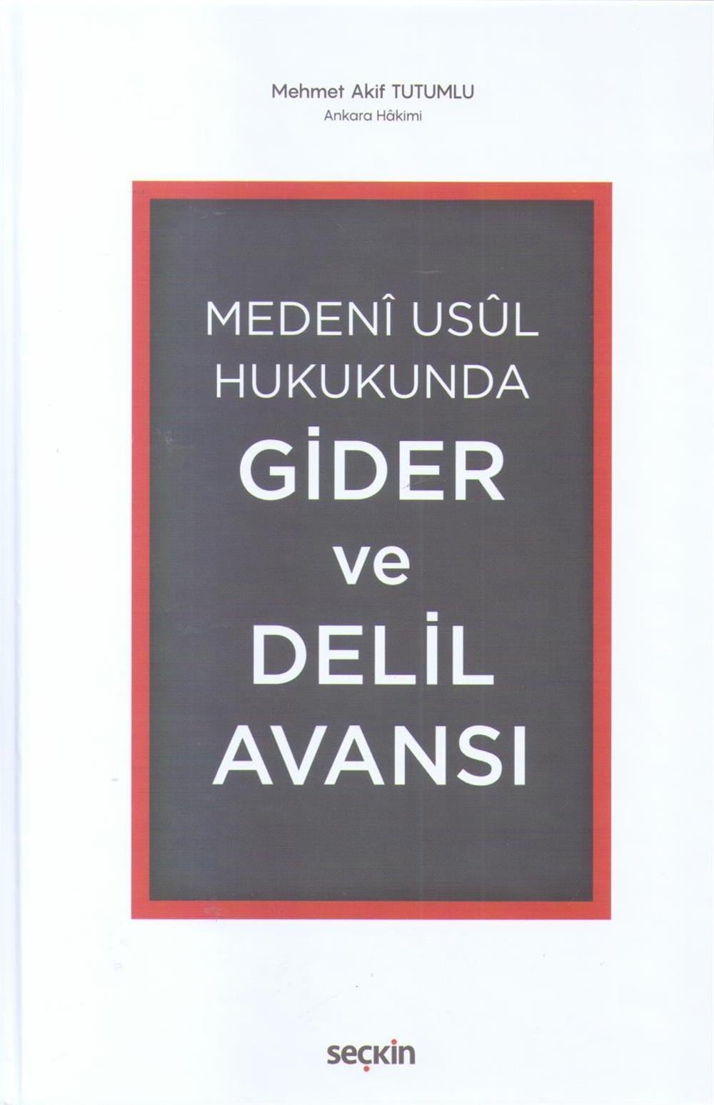 Gider ve Delil Avansı