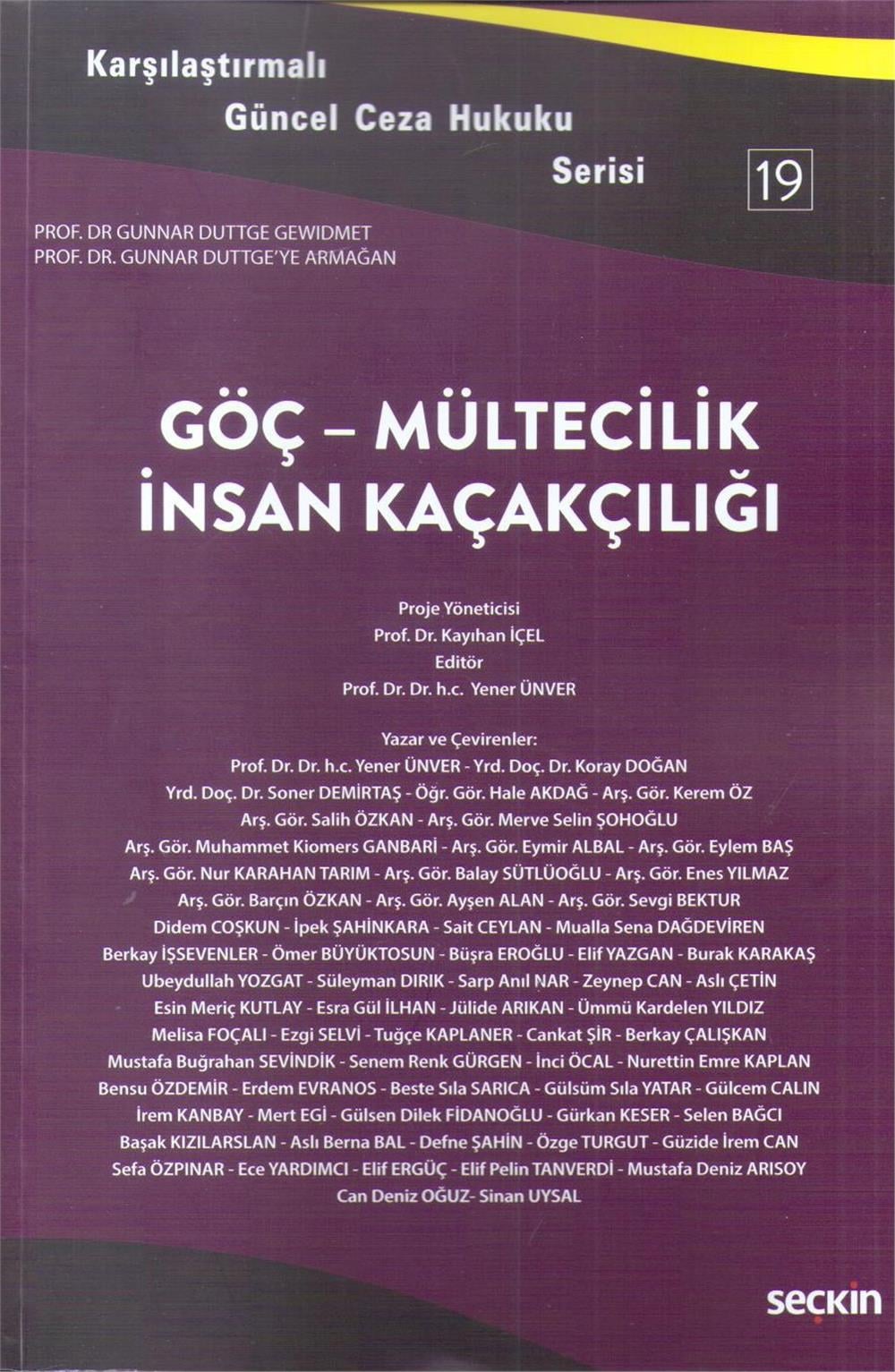 Göç - Mültecilik İnsan Kaçakçılığı