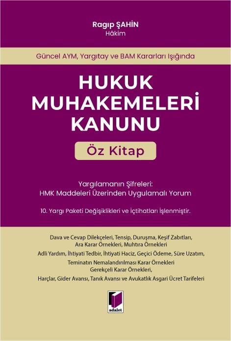 Hukuk Muhakemeleri Kanunu “Öz Kitap”