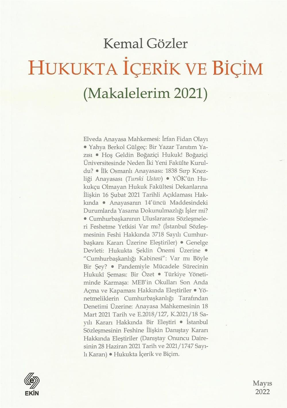 Hukukta İçerik ve Biçim