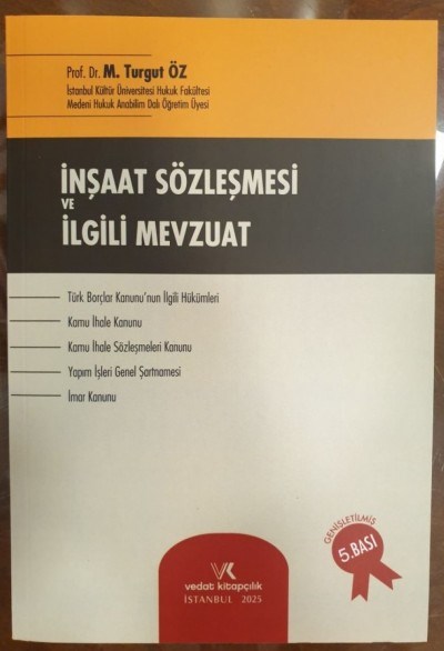İnşaat Sözleşmeleri İlgili Mevzuat