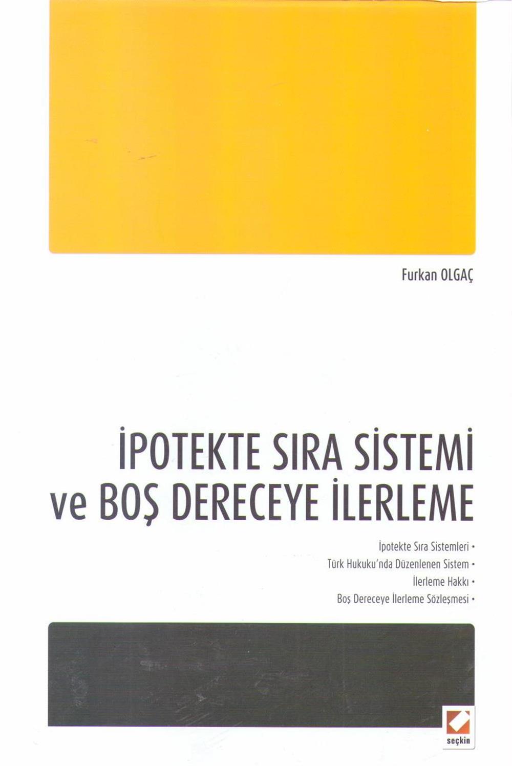 İpotekte Sıra Sistemi ve Boş Dereceye İlerleme