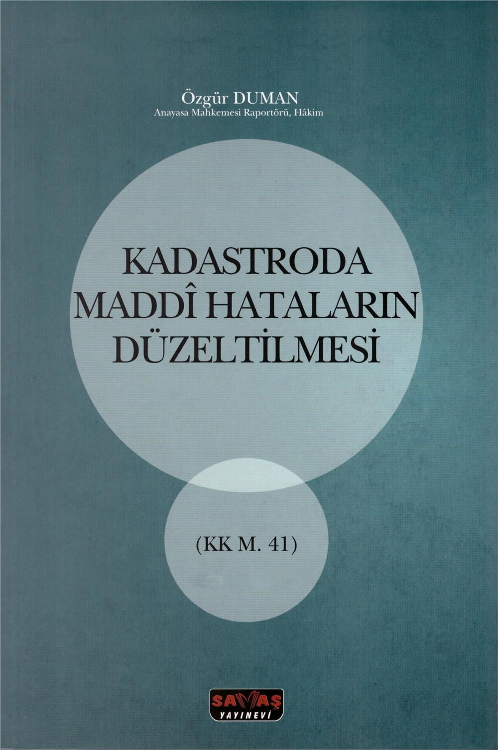 Kadastroda Maddi Hataların Düzeltilmesi
