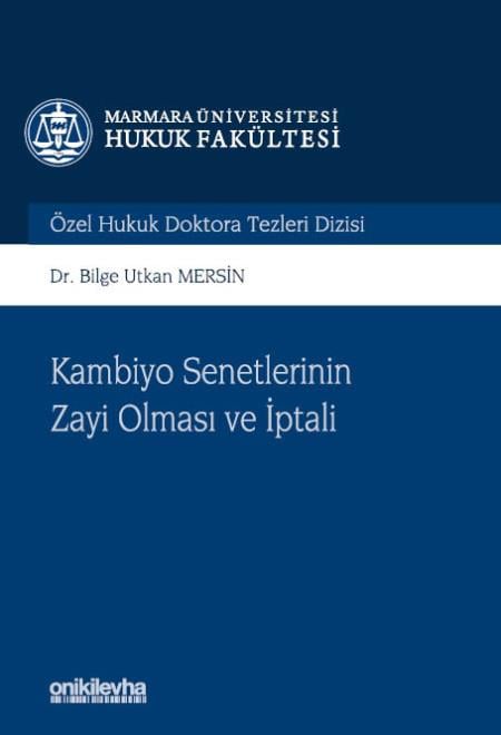Kambiyo Senetlerinin Zayi Olması ve İptali
