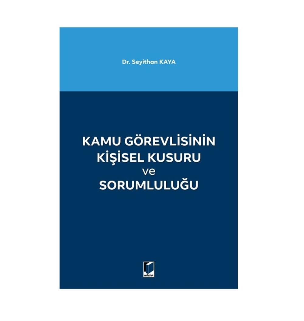 Kamu Görevlisinin Kişisel Kusuru ve Sorumluluğu