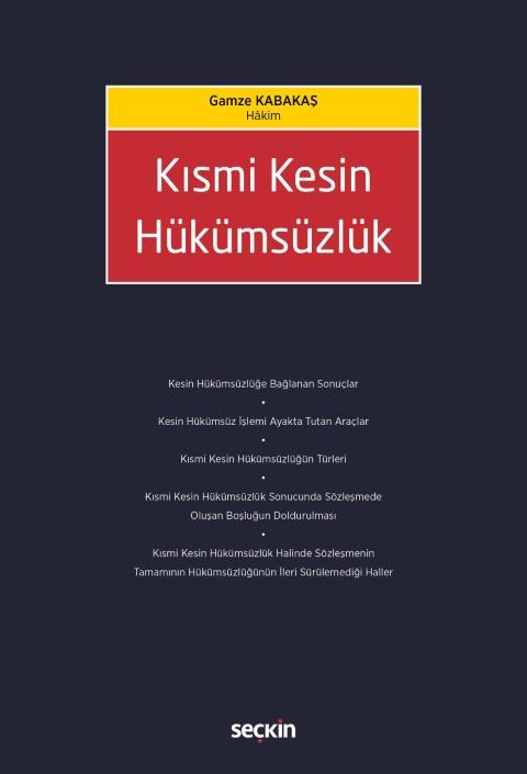 Kısmi Kesin Hükümsüzlük