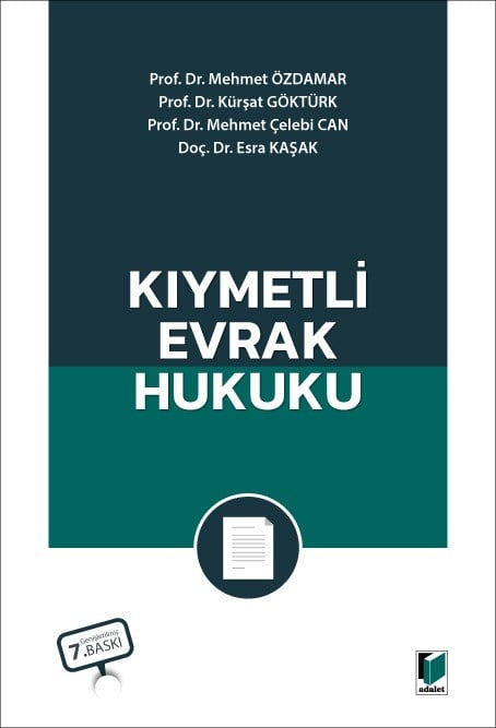 Kıymetli Evrak Hukuku