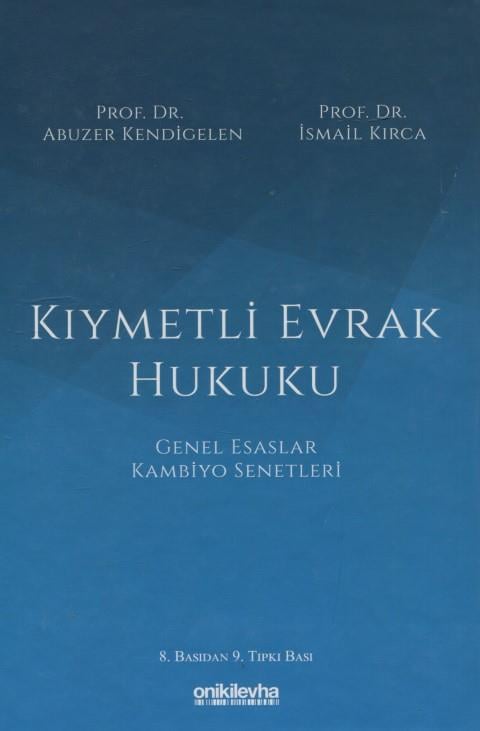 Kıymetli Evrak Hukuku