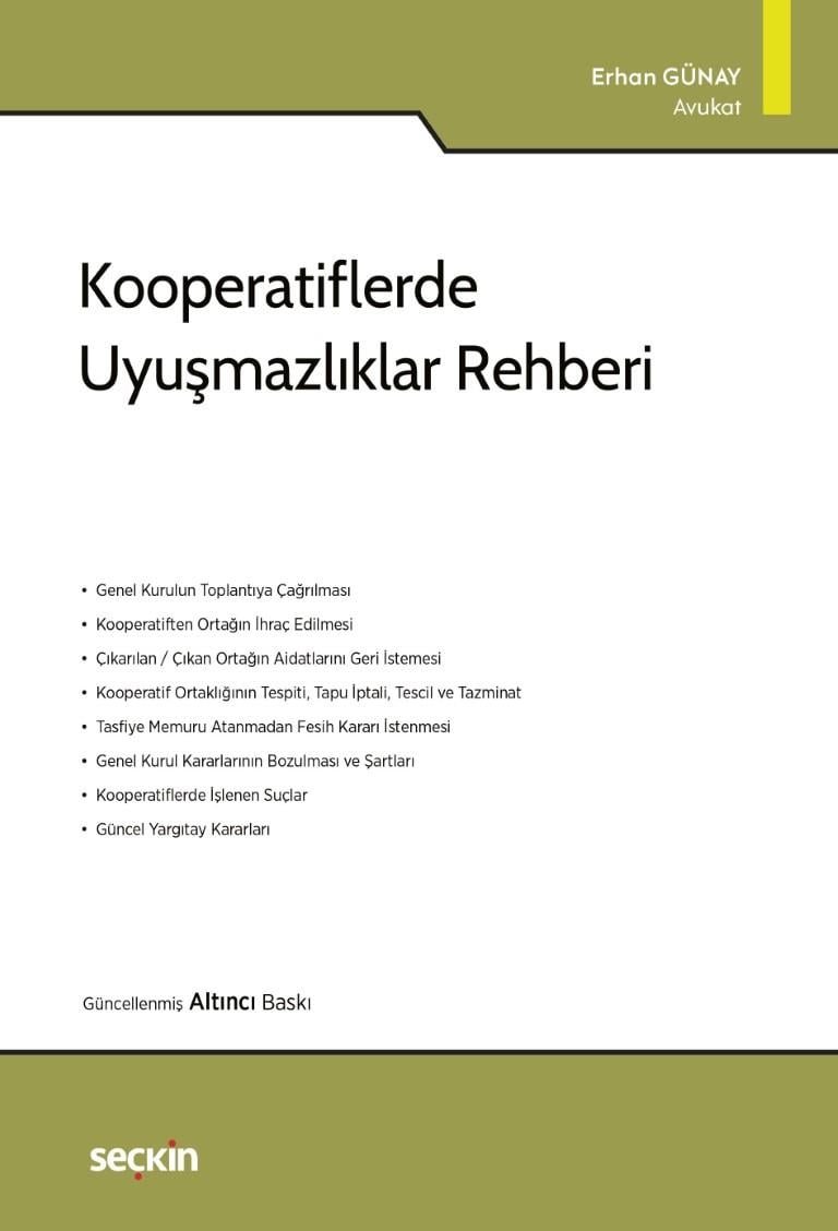 Kooperatiflerde Uyuşmazlıklar Rehberi