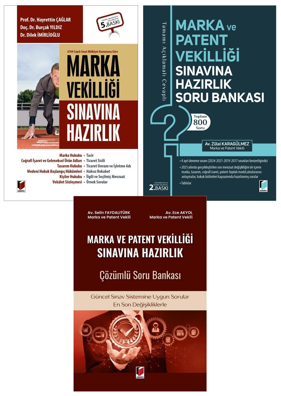 Marka Vekilliği Sınavına Hazırlık Konu Kitabı ve Çözümlü Soru Bankası Çalışma Seti - 3