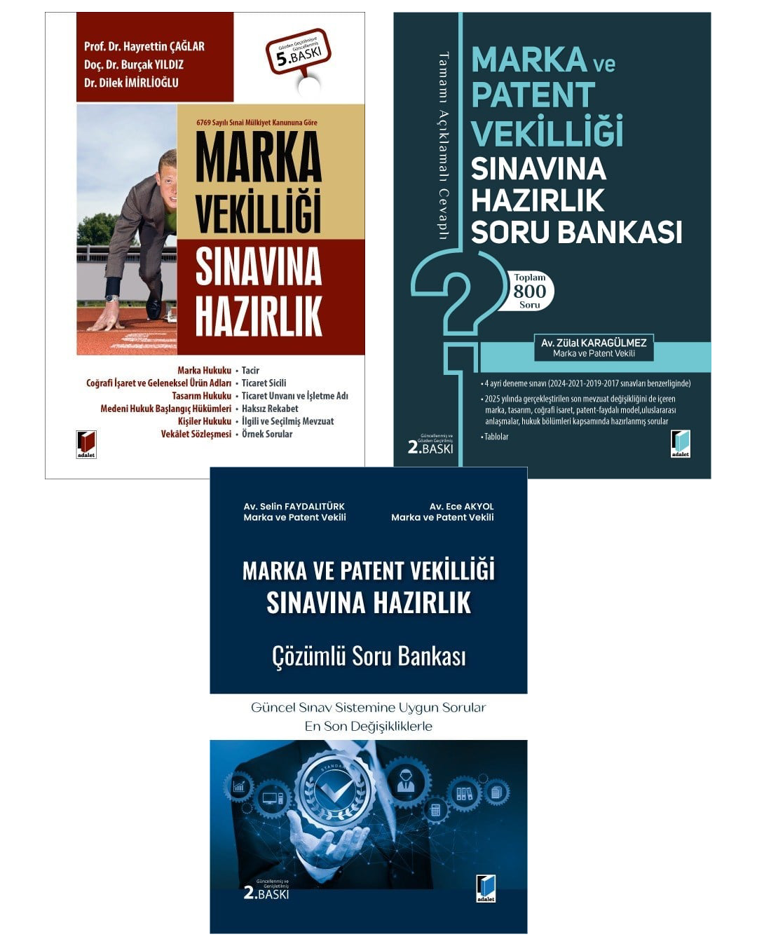 Marka Vekilliği Sınavına Hazırlık Konu Kitabı ve Çözümlü Soru Bankası Çalışma Seti - 3