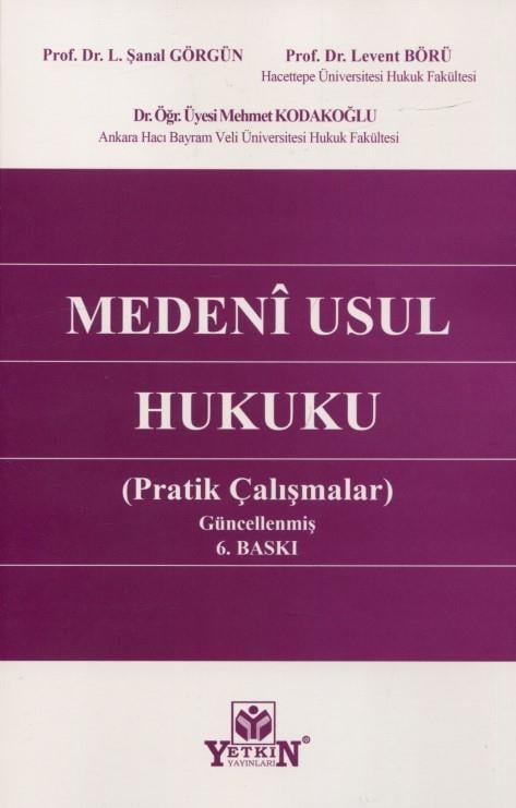 Medeni Usul Hukuku Pratik Çalışmalar