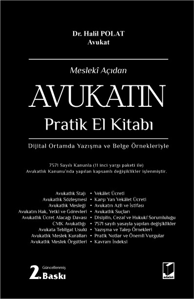 Mesleki Açıdan Avukatın Pratik El Kitabı